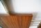 Mid-Century Walnut Wall Rack with Hat Shelf 6