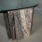 Vintage Italian Marble and Glass Coffee Table, Image 12