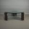 Vintage Italian Marble and Glass Coffee Table, Image 1