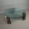 Vintage Italian Marble and Glass Coffee Table, Image 4