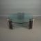 Vintage Italian Marble and Glass Coffee Table 3