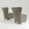 Italian Grey Easy Chairs, 1950s, Set of 2, Image 5