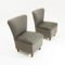 Italian Grey Easy Chairs, 1950s, Set of 2, Image 3