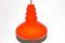 Vintage Orange Glass Ceiling Light from Peill & Putzler, 1960s 1