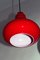 Vintage Red Glass Ceiling Light from Peill & Putzler, 1960s, Image 6