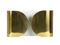 Polished Brass Finish Foglio Sconce by Tobia Scarpa for Flos, 1966 2