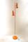 Vintage Orange Floor Lamp with Adjustable Lights 1