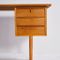 Oak Desk with 6 Drawers, 1960s 5