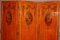 Antique Screen with Mirrors and Polychrome Decorations 12