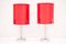 Lampes de Bureau Rouges de Austrolux, Set de 2 3