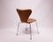 Chaises Modèle 3107 Vintage par Arne Jacobsen pour Fritz Hansen, Set de 6 4