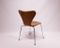 Sedie nr. 3107 vintage di Arne Jacobsen per Fritz Hansen, set di 6, Immagine 4