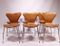 Vintage Modell 3107 Stühle von Arne Jacobsen für Fritz Hansen, 6er Set 2