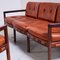 Leather Sofa Set by Arne Norell for Coja, 1960s 6