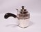 Vintage Patterned Chocolate Pot in Hallmarked Silver with Ebony Handle 4