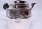 Vintage Patterned Chocolate Pot in Hallmarked Silver with Ebony Handle 3