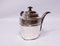 Vintage Patterned Chocolate Pot in Hallmarked Silver with Ebony Handle 2