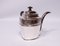 Vintage Patterned Chocolate Pot in Hallmarked Silver with Ebony Handle, Image 2