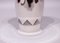 Vintage Vase with Triangular Motif in Hallmarked Silver, Image 4