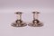 Vintage Small Silver Candlesticks, Set of 2 1