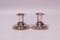 Vintage Small Silver Candlesticks, Set of 2, Image 1