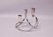 3-Armed Candlestick in 925 Sterling Silver from Cohr 1