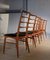 Lis Model Dining Chairs by Niels Koefoed for Hornslet Møbelfabrik, 1960s, Set of 6, Image 4