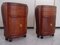 Small Art Deco Birch Chests of Drawers, Set of 2 8