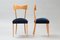 Vintage Italian Beech Dining Chairs, Set of 6, Image 1