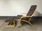 Vintage Danish Lounge Chair and Footstool from Stouby, 1970s 2