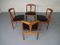 Juliane Esszimmerstühle aus Teakholz von Johannes Andersen für Uldum Møbelfabrik, 1960er, 4er Set 11