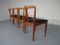 Juliane Esszimmerstühle aus Teakholz von Johannes Andersen für Uldum Møbelfabrik, 1960er, 4er Set 5