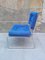 Blauer vintage Sessel 2