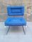 Blauer vintage Sessel 1