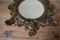 Antique Large Mirror with Candlestick Holders, Image 2