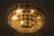 Lámpara de araña de vidrio texturizado de J. T. Kalmar, años 60, Imagen 5
