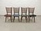 Quattro Colori Teak and Leatherette Dining Chairs by Cees Braakman for Pastoe, 1960s, Set of 4, Image 2