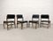 Teak and Leatherette Dining Chairs from TopForm, 1960s, Set of 4, Image 4