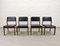 Teak and Leatherette Dining Chairs from TopForm, 1960s, Set of 4 2