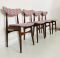 Scandinavian Dining Chairs, 1960s, Set of 4 4