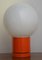 Lámpara de mesa vintage de vidrio acrílico, años 70, Imagen 2