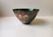 Modernist Conical Bowl in Silver Plate & Enamel by DGS, 1950s 1