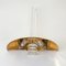 Brass and Acrylic Glass Wall Lights, 1980s, Set of 3 11