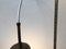 Reeded Glass & Brass Pendant Lamp, 1950s 6