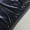 Black Leather 3-Seater Sofa, 1980s 8