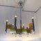 Italian Brass & Chrome Chandelier by Gaetano Sciolari, 1970s, Image 7