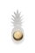 Small White Carrara Marble Ashtray with Pineapple Shape by Carlotta Turini for FiammettaV Home Collection 1