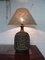 Large Brutalist Ceramic Lamp by Emiel Laskaris, 1960s, Image 1