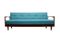Petrol Blue Daybed, 1960s, Image 1