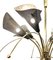 Lámpara colgante francesa de hierro perforado de Kobis et Lorence, años 50, Imagen 6